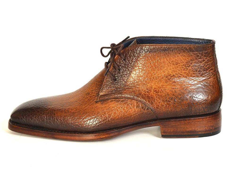 
                  
                    Chukka Brown & Camel Hand Painted Boots
                  
                