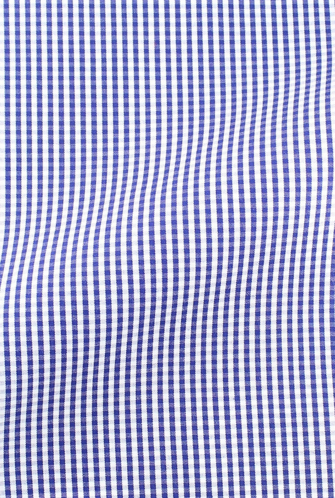 
                  
                    Blue Micro Checked Poplin Shirt
                  
                