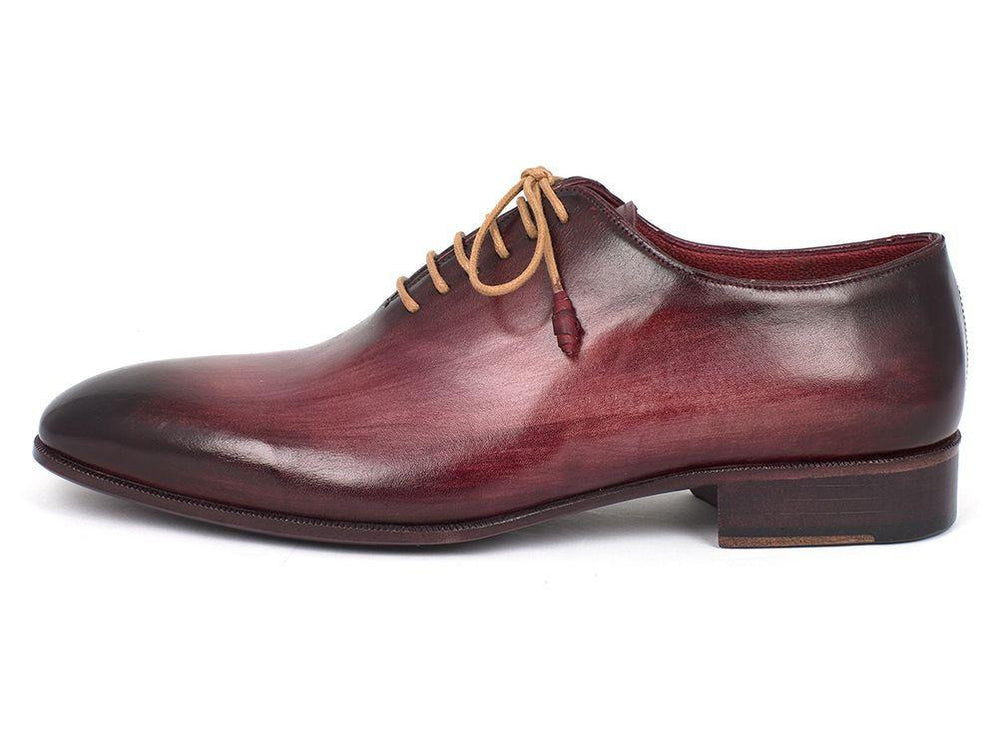 
                  
                    Burgundy Wholecut Plain Toe Oxford Shoes
                  
                
