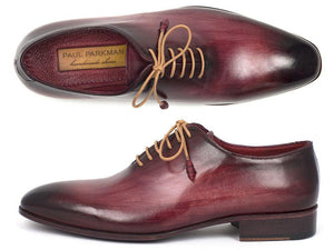 
                  
                    Burgundy Wholecut Plain Toe Oxford Shoes
                  
                
