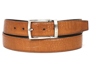 
                  
                    Embossed Hand Painted Leather Belt
                  
                