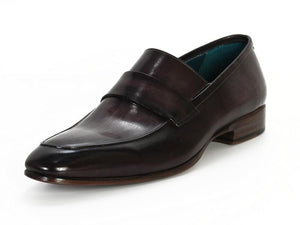 
                  
                    Loafer Black & Gray Hand-Painted Leather Shoes
                  
                