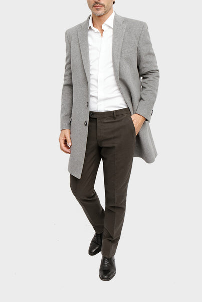 Luxury Light Gray Coat – TdWilson