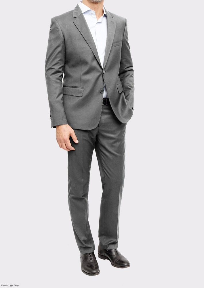 
                  
                    Classic Light Gray Twill Suit
                  
                
