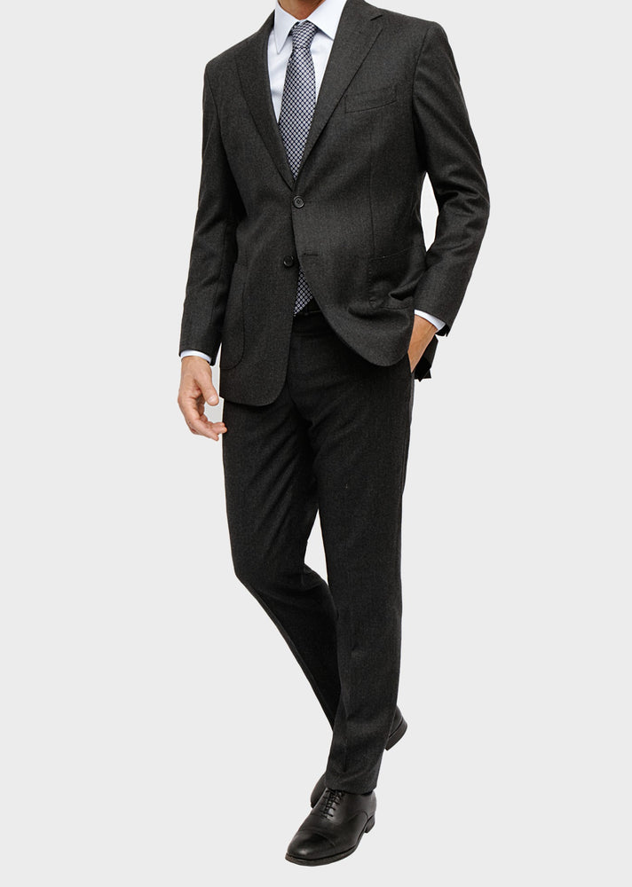 
                  
                    Dark Gray Wool & Cashmere Suit
                  
                