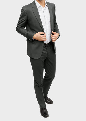 
                  
                    Classic Twill Anthracite Gray Suit
                  
                