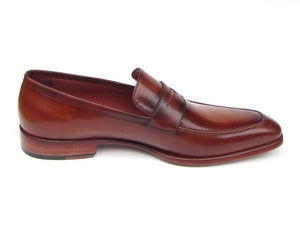 
                  
                    Penny Loafer Tobacco & Bordeaux Hand-Painted Shoes
                  
                