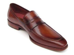
                  
                    Penny Loafer Tobacco & Bordeaux Hand-Painted Shoes
                  
                