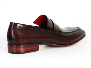 
                  
                    Purple & Black Hand-Painted Leather Loafers
                  
                